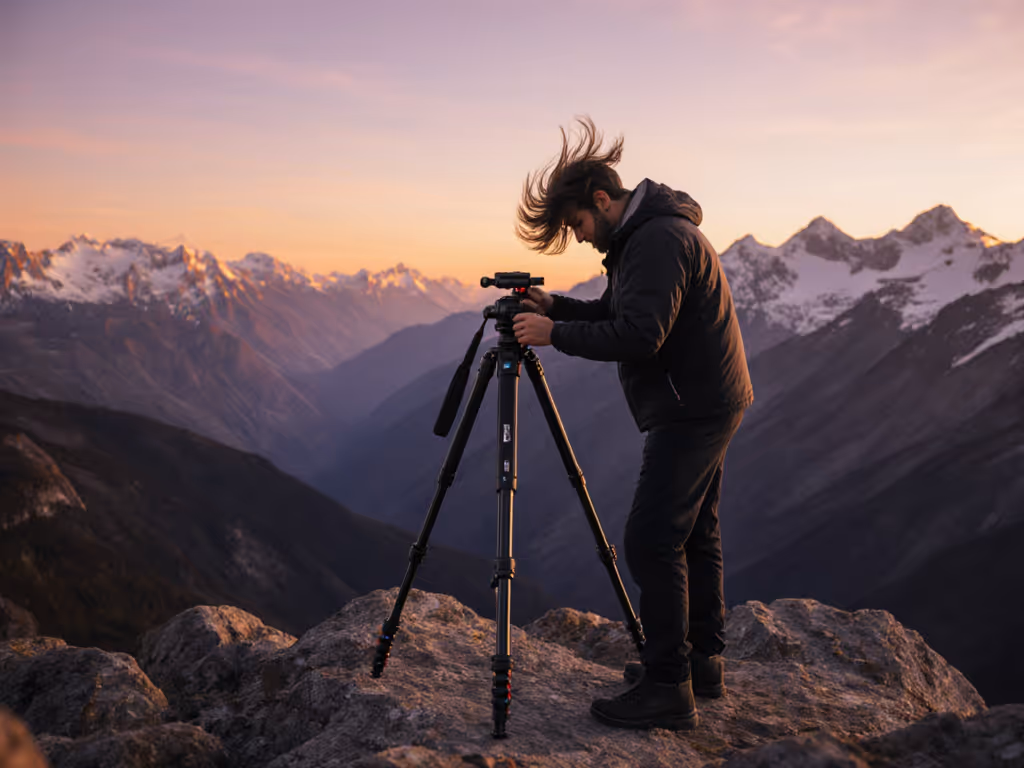 Travel Video Tripods With True Ergonomic Height