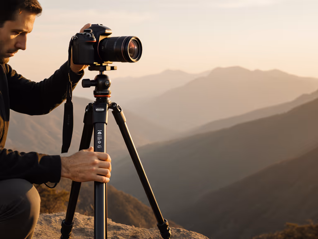 Beginner Tripod Setup: Eye-Level Height Without Center Column