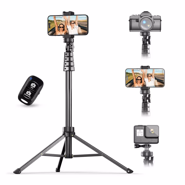 UBeesize 67" Phone Tripod & Selfie Stick